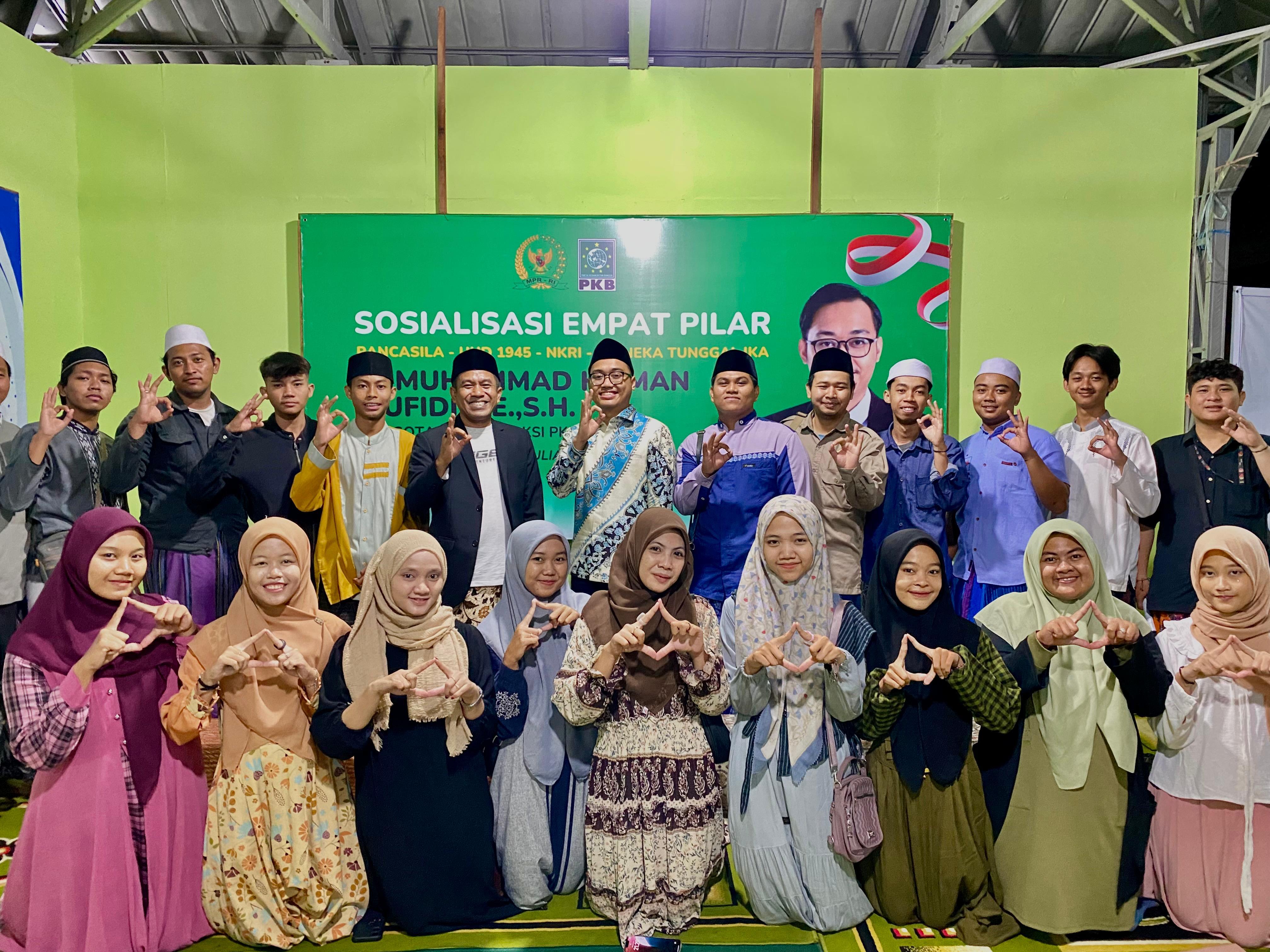 Muhammad Hilman Mufidi Gelar Sosialisasi 4 Pilar Kebangsaan di Pasuruan