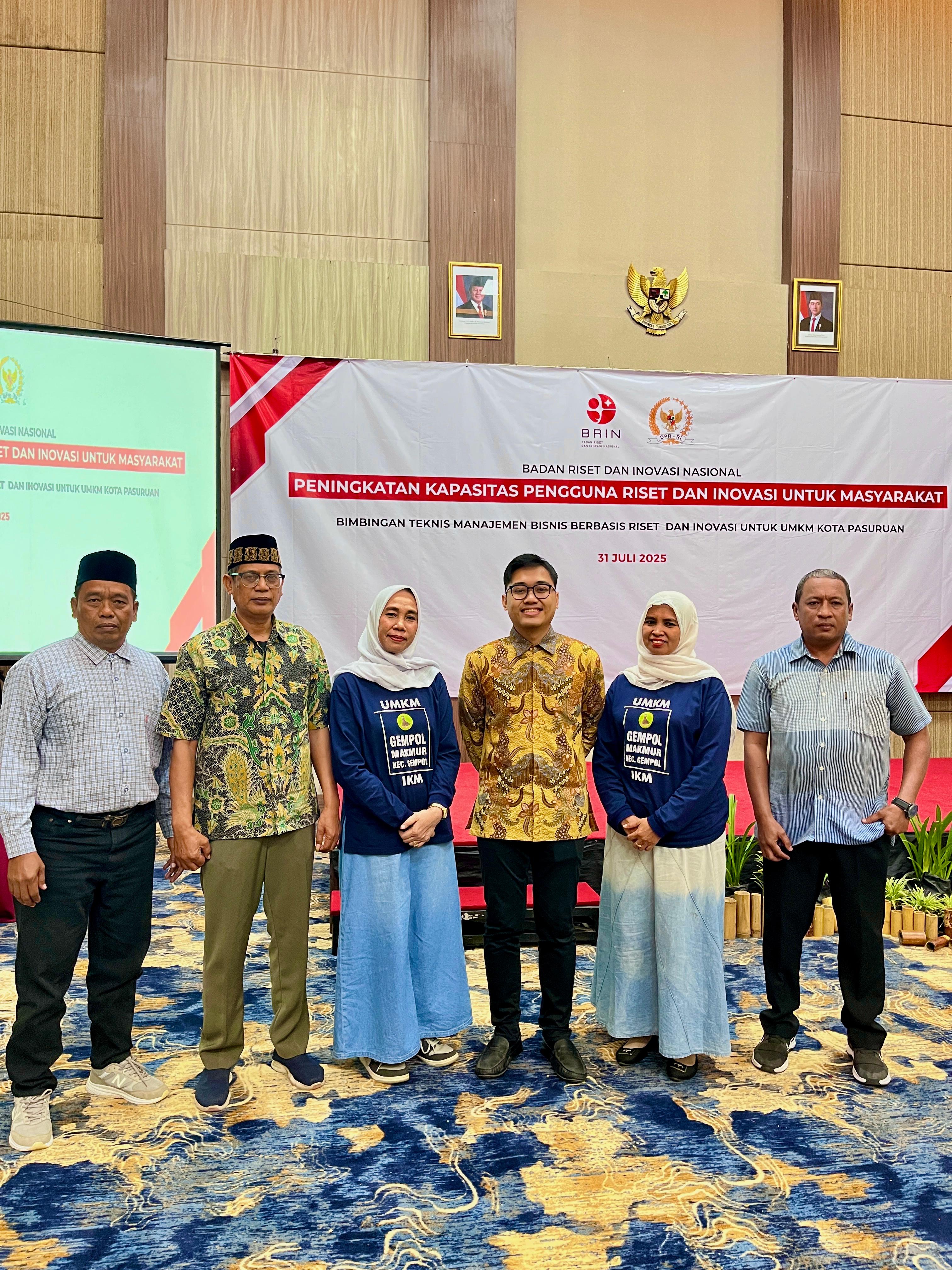“Dorong UMKM Berdaya Saing, DPR RI Komisi X F-PKB Gelar Bimtek Bersama BRIN di Pasuruan”