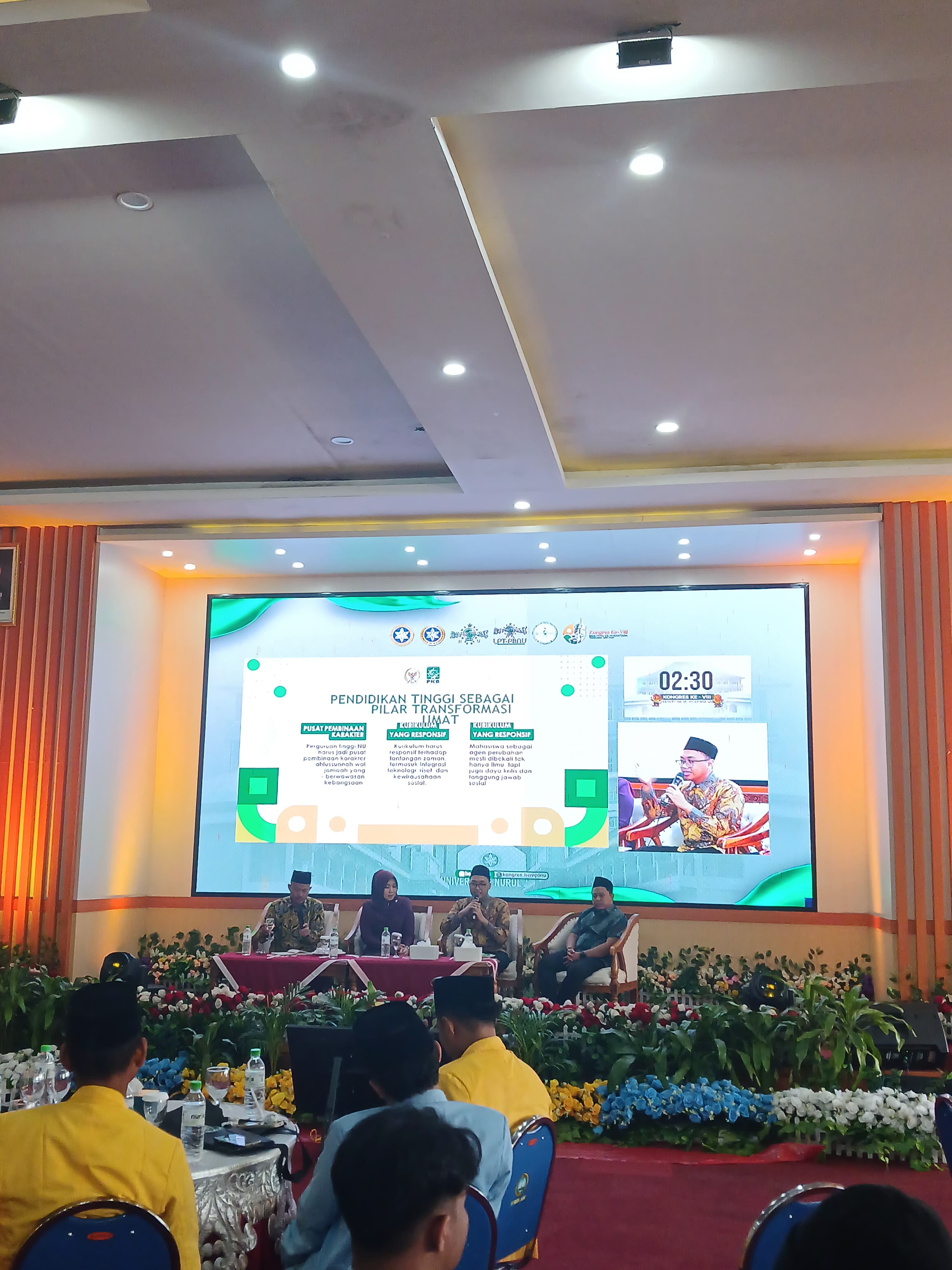Kongres BEM PTNU Se-Nusantara: Gus Hilman Mufidi Tekankan Peran Strategis Perguruan Tinggi bagi Umat